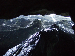 Durchblick in der Parrtnach-Klamm