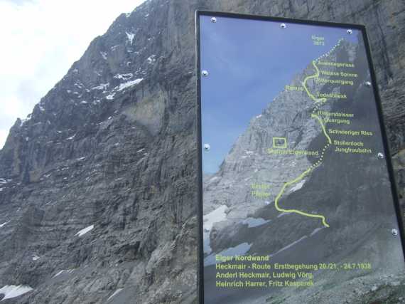 vor der Eiger-Nordwand