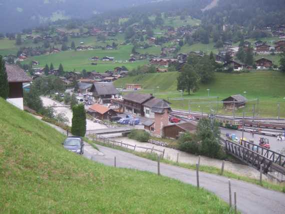 letzte Kurve vor Grindelwald Grund