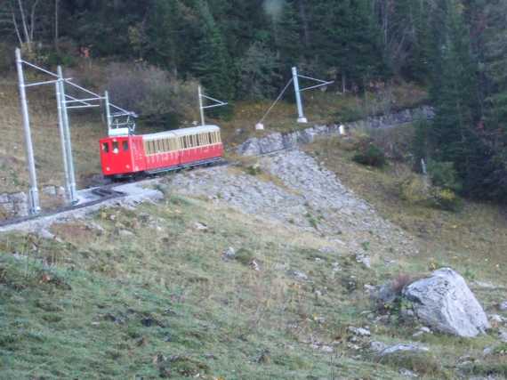 Bahn auf Schynige Platte