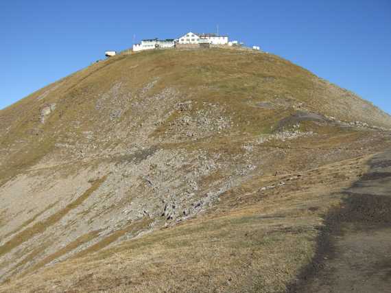 Das Faulhorn beim Abstieg nach First