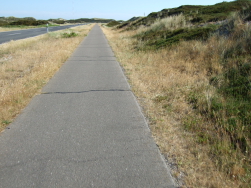 Radweg Westerland Richtung Hrnum