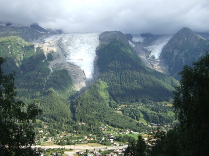 Blick auf die Gletscher des MB