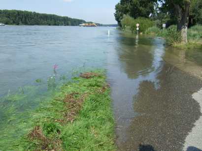 hier geht's nicht weiter, der Umweg ist aber gering