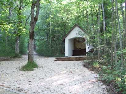 Gebetsstation auf dem Dreifaltigkeitsbergweg