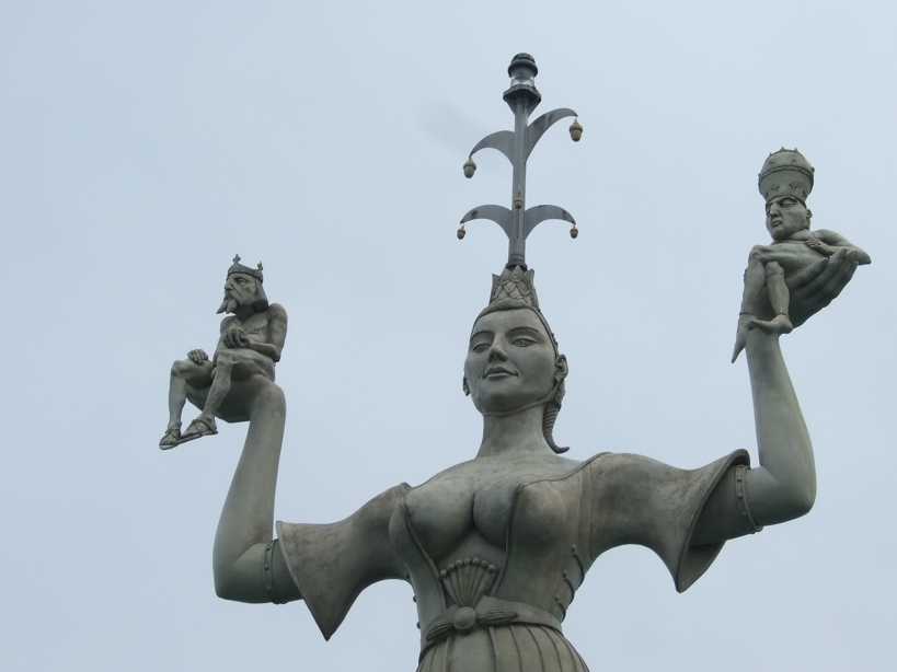 die Imperia  im Hafen Konstanz von Peter Lenk