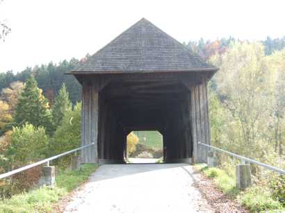 die Donaubrcke hinter Immendingen