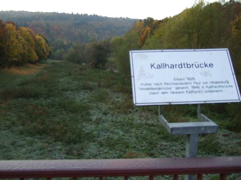 ber die Kallhardbrcke ist es nicht mehr weit