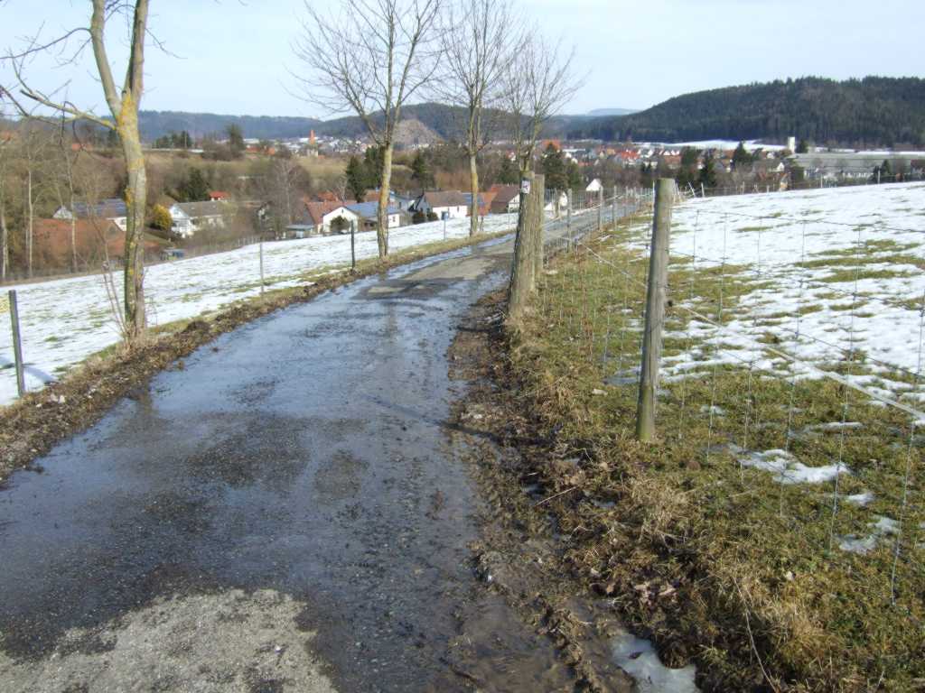 Abstieg nach Rottweil