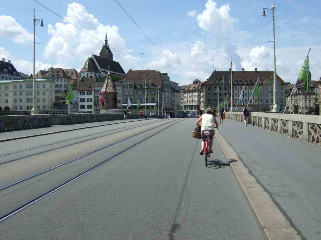 Mittlere Brcke direkt in das Zentrum