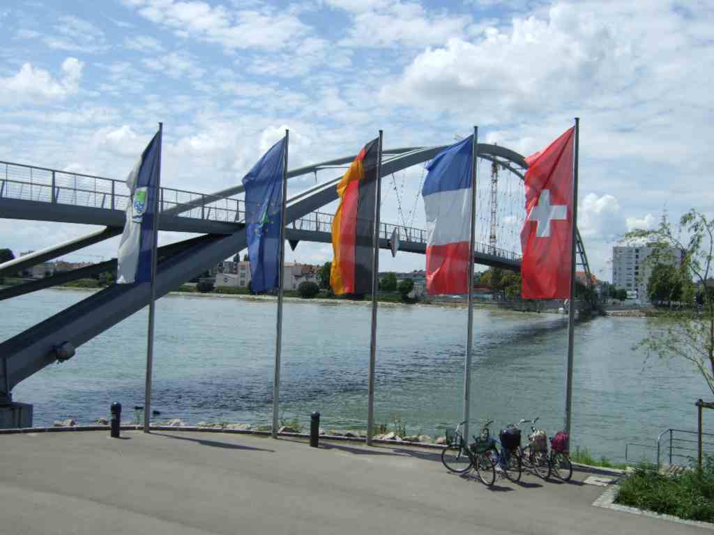 Dreilnderbrcke von Standort Weil am Rhein