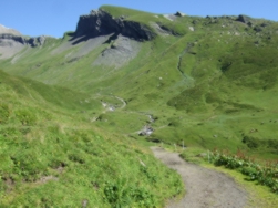 eine liebliche Berglandschaft