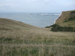 Blick zurck nach der nchsten Mulde