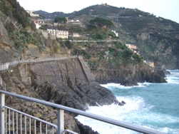 Riomaggiore in Sicht