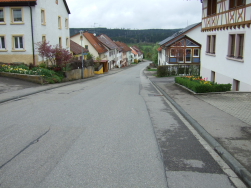 bergab in Unadingen