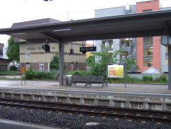 nur etwas Ne auf dem Bahnhof Worms