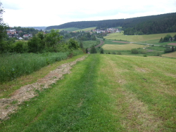 Ende des Nasenrckens an der Nasenspitze