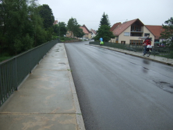 bis Pfohren entlang des Donauradweges 