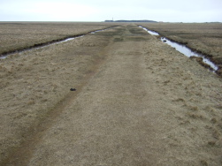 geleitet zwischen den Wasserablufen