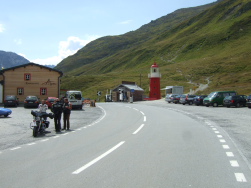 der Oberalppass zwischen Andermatt und Disentis