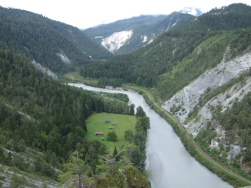 der Rhein tief drunten