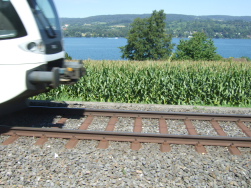 manchmal in halber Höhe