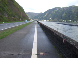 Die engsten Stellen bei St.Goar