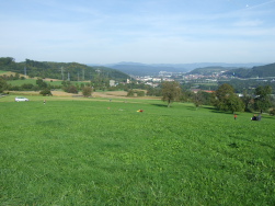 Blick zurck nach halbem Aufstieg