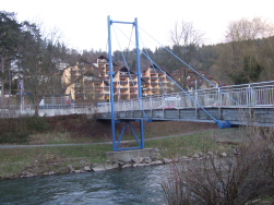 die Nagoldbrcke zum Bhf Bad Liebenzell