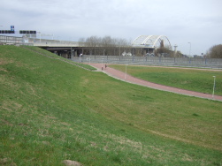 Brckenauffahrtsdrehung vor Rotterdam