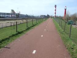 Hoek van Holland - rot ist Backboard