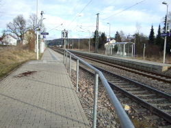 und hier der Bahnhof