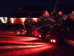 Glhwein mit Lightshow